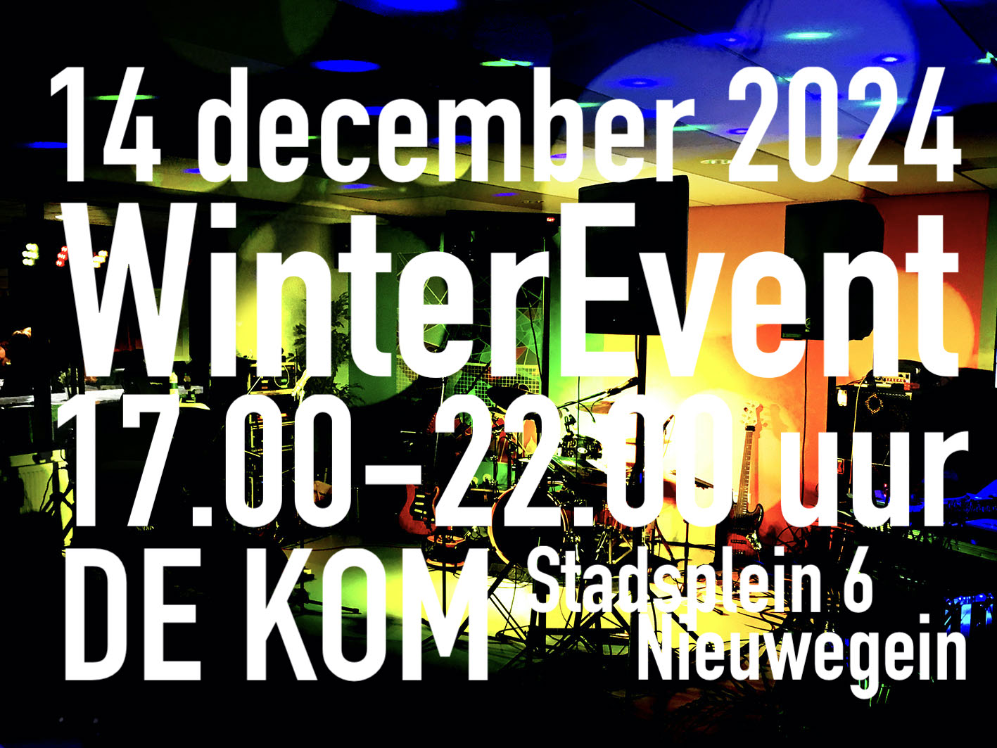 14 december WinterEvent in DE KOM